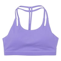 Caicj donje rublje za žene podstavljene Bralettes Sports Bras for V izrez Bando grudnjak za žene Girls Top Vest Workout Top