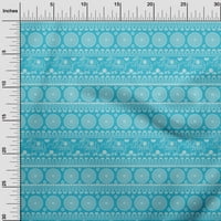 Onuone pamučne fleke nebesko plava tkanina blok haljina materijala od tkanine od dvorišta Wide-P2