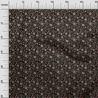 Onuone viskoznog dresa Crna tkanina Jakonska cvjetna šivaća tkanina od dvorišta od tiskane diy odjeće širine