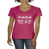 Normalno je dosadno - Ženska majica V-izrez kratki rukav, do žena Veličina 3xl - mama medvjed