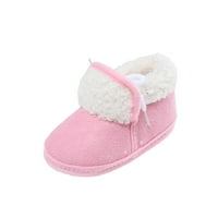 Toddler Baby Girls Boots Winter Warm Soft Sole Fluffy Slatke cipele s klizanjem Ležerne hodne tenisice