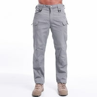 Honeeladyy muške čvrste boje multi-džepa opterećene kombinezone na otvorenom ležerne hlače pantalone