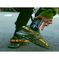 Daeful Mens tenisice tenisice čipke čipke cipele jogging lagane cipele za klin teretane
