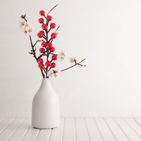Frcolor simulacijske biljke Berry Garland Decor Artificial Crveni bobica Cvijet za Xmas