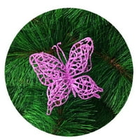 Podesite kocku za dodatak izdubljen simulacija PVC kreativni sretan božićni leptir ukras za dom