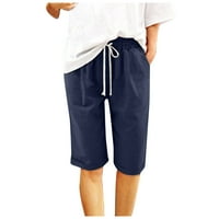 Dame Bermuda Hotsas Clearence Prodaja, pamučne kratke hlače za žene plus veličina labava fit dužina