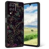Gold-Floral-Dark-Grunge-Academia-Estetic-Telefon za telefon, deginirani za Samsung Galaxy A Case Muškarci, Fleksibilni silikonski udarni futrola za Samsung Galaxy A42