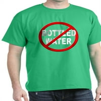 Cafepress - Anti NO Flaširana voda tamna majica - pamučna majica