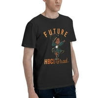 Budući HBCU Grad povijest Black College Youth Kids Girl Muška osnovna majica kratkih rukava Crna