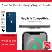 Capsule Case kompatibilan sa iPhone mini [slatki vitki muškarci Žene Girly Kawaii dizajn otporan na udarce za zaštitu tankog tankog tvrdog telefona crni poklopac] za iPhone mini