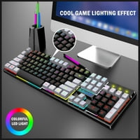 Ykohkofe K Gaming Tastaboard LED pozadinski dizajn multimedijskih tipki za radnotop računarsku tipku