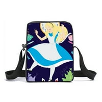 Alice u Wondenskoj Dječja školska torba Izvrsna klasika Atraktivni dizajn Daypack sa križnim torbom i olovkom za dječake i djevojke za vanredno dnevno