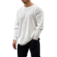 Zimska rukava bluza dugi džemper jesen vrat muškarci top o čvrsta muška bluza