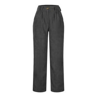 Žene Capri pantalone Prodaja ravne hlače Casual Bootcut pantalone sa džepovima Dame Labavi konusni joggeri