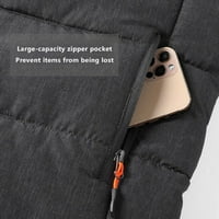 Grijani prsluk, unizno grijana odjeća za muškarce, lagana USB električna grijana jakna s razinama grijanja