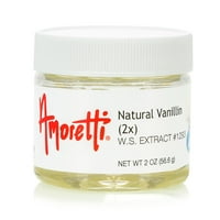 Amoretti - Vanillin Extract prirodni vodovod LBS - visoko koncentriran i savršen za pecivo, slatko, piva i još više, konzervanse besplatno, vegan, košer pareve, keto prijateljski
