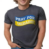 Cafepress - molite se za ukrajinu majicu - Muška majica TRI-Blend