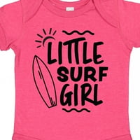 Inktastična mala surfana djevojka sa daske za surfanje Djevojka za djecu
