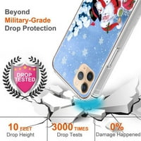 Božićna futrola za iPhone 14, zimsku Xmas futrolu za iPhone 6.1 za žene muškarci, jedinstveni trendovski dizajn TPU branik zaštitni poklopac