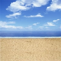Greendecor Poklopno pozadina 5x7ft Fotografija Blue Sky Ocean Seabeach Ljeto za odmor Djeca za odrasle