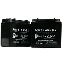 UPSTART Zamjena baterije KTM XC Tvornica 505CC-a aktivirana, bez održavanja, ATV baterija - 12V, 4Ah, UB-YTX5L-BS