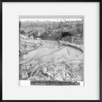Foto: Američka rijeka, most ovjesa, Folsom, Sacramento County, California, 1866