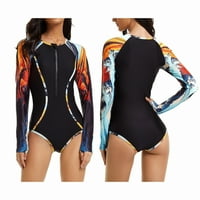 B91XZ Žene Kupaonice Žene Kupanje Ispiši patchwork kupaći kostimi Kupanje One odijelo Plaža Skupljanje tankinis Set bikini Top, veličina m