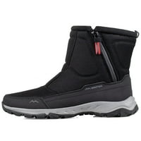 Daeful Womens WinTins Boot vodootporan MID CALF čizme Zip up čizme za snijeg Udobne plišane obložene čizme Unizno otporne na klizanje, tople cipele crna 7,5
