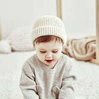 Dječji dodaci za kosu Baby topli pleteni šešir mališana zimska topla kapa Boja dječje šešire Chmora