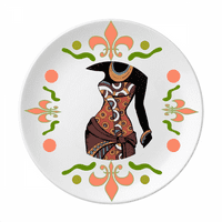 Afričke savanske žene ženske budžete cvjetne keramike ploče posuđe za večeru