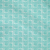 Onuone pamučne fleke tirkizne plave tkanine i cvjetni blok zanatski projekti Dekor tkanina štampan dvorište