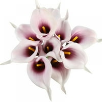Prettyui Calla Lily Simulacijski cvijet mladenka vjenčanica Real Touch umjetni cvjetovi Kućni ukras