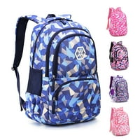 Školski ruksak za tinejdžerske djevojke Harajuku stil lagane školske torbe modna putna torba, plava
