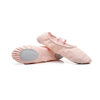 Leuncero Kids Baletne cipele ravne plesne cipele okrugli nožni prsti prozračni paperalni baleti Udobne klizanje na svježu boju 11c