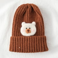 Crtanička dječak Girl Pleted Hat Charming Cute Dizajn Dječji zimski kape za tople slatke djece pokloni