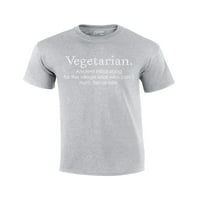 Vegetarijanski drevni plemenski sanjklan majica s kratkim rukavima-SportsGray-XXXL
