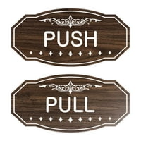 Viktorijanski push pull set znaka - mali 3 6