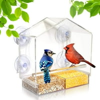Dovodnik ptica za ptice za izvana sa jakim usisnim čaše, uklapa se za kardinale, finches, chickete itd