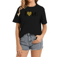 Žene Love Pismo Streachic Graphic T majice Slatka teže