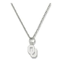 Bijeli srebrni lanac Sterling Oklahoma NCAA