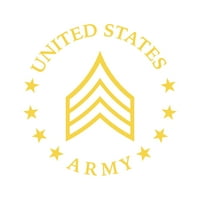 - Narednice američke vojske naljepnice za naljepnicu naljepnica - samoljepljivi vinil - otporan na vremenske prilike - izrađene u SAD - mnogo boja i veličina - SGT ORGT OR