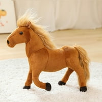 Simulirana plišana lutka konja pogodna je za djecu da koriste kao ukrasni poklon na stolu knjižare i police za knjige u kući