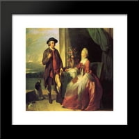 Gospodin Robert Grafton i gospođa Mary Partridge Wells Grafton uramljeni umjetnički print Benjamin West
