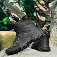 Avamo muškarci Vojne taktičke čizme Vojske borbene čizme Pustinjske planinarske cipele Radne zimske čizme Kampiranje prozračne obuke Crno 8.5