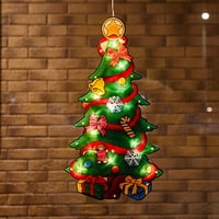 Božićno svjetlo LED božićno svjetlo sa usisnim čašom Viseća svjetla Prozorsko svjetlo za božićnu stablu Party Party Decor