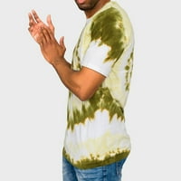 Košulje za muškarce Casual Daily O izrez tiskani kratki rukav majica majica zelene s