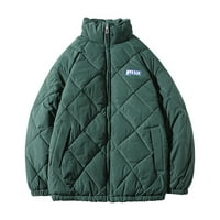 Fatuov traper jakna za muškarce Pamuk dugih rukava zimski poklon za muškarce Green kaputi sa solim s