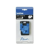 Kaseta za kasetu za P-touch naljepnice 0.37 25. FT, crno na bijeloj boji