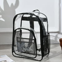 Holleauty prozirna torba ruksaka vodootporna PVC Pogledajte kroz školsku torbu s podesivim kaišem na