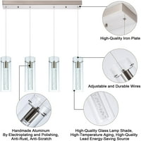 Privjesak za kuhinjske rasvjete 3-lagana LED privjesna stropnog pričvrsnog privjesak za privjesak za